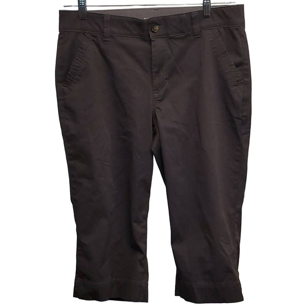 Dockers Women's Capri Cropped Gray Pants Size 12